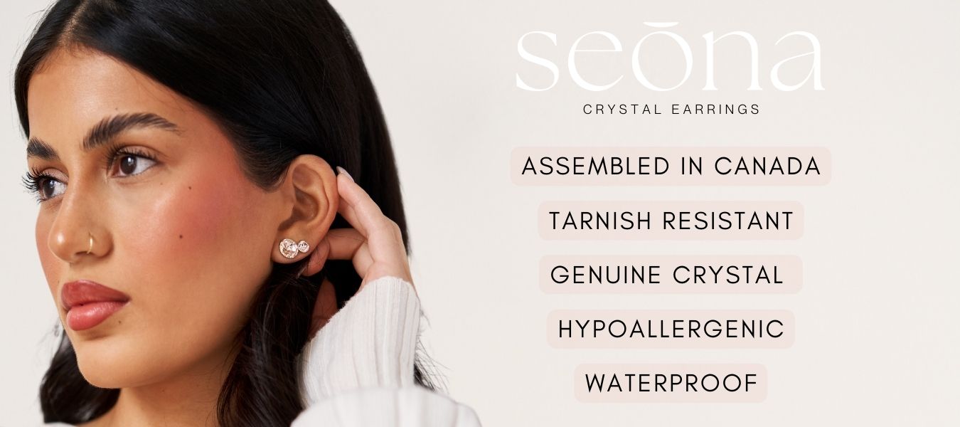 Crystal earrings canada fashion