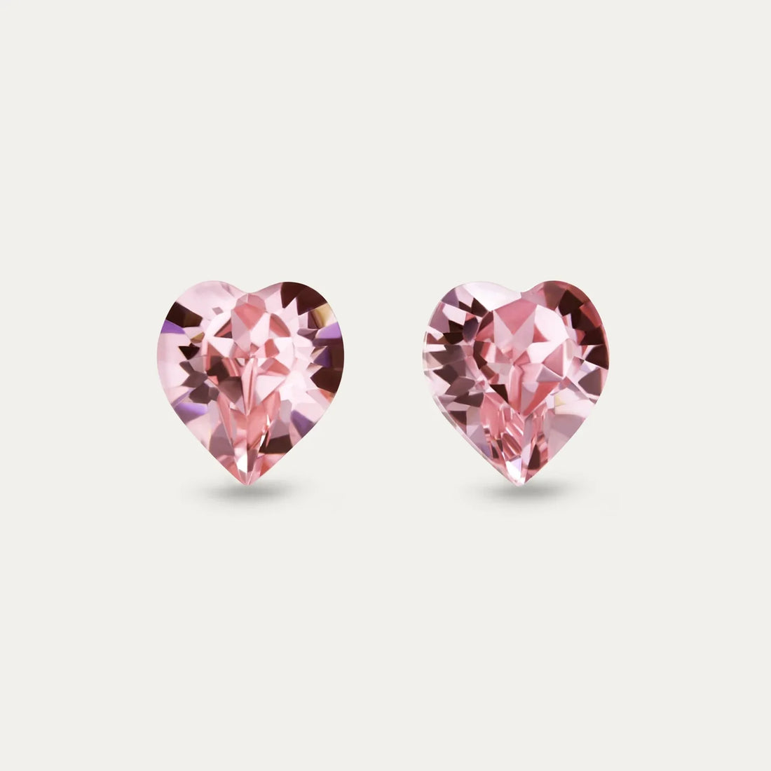 Ciella - Pink - Light - Rose - 8mm - Stud - Earring