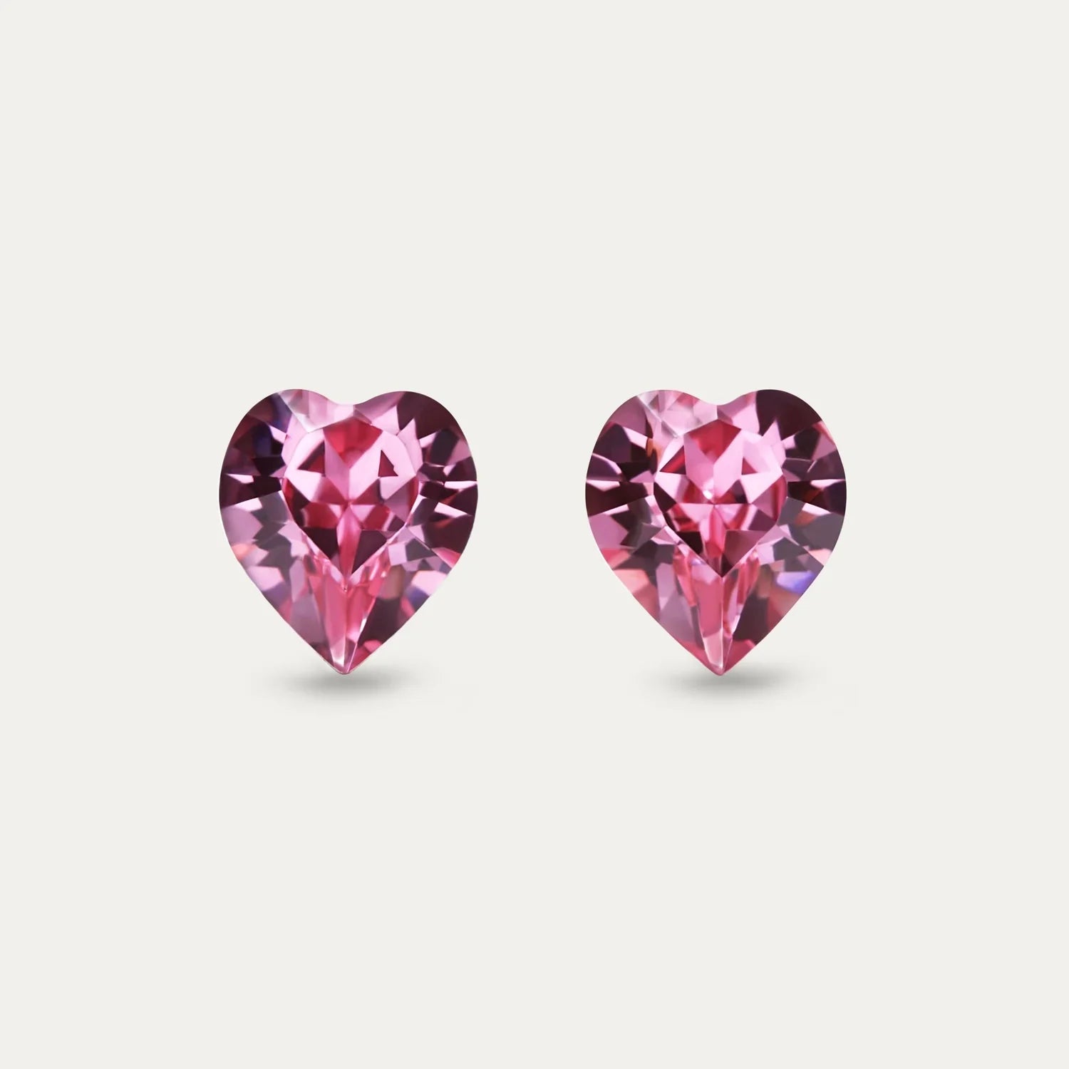 Ciella - Pink - Rose - 8mm - Stud - Earring