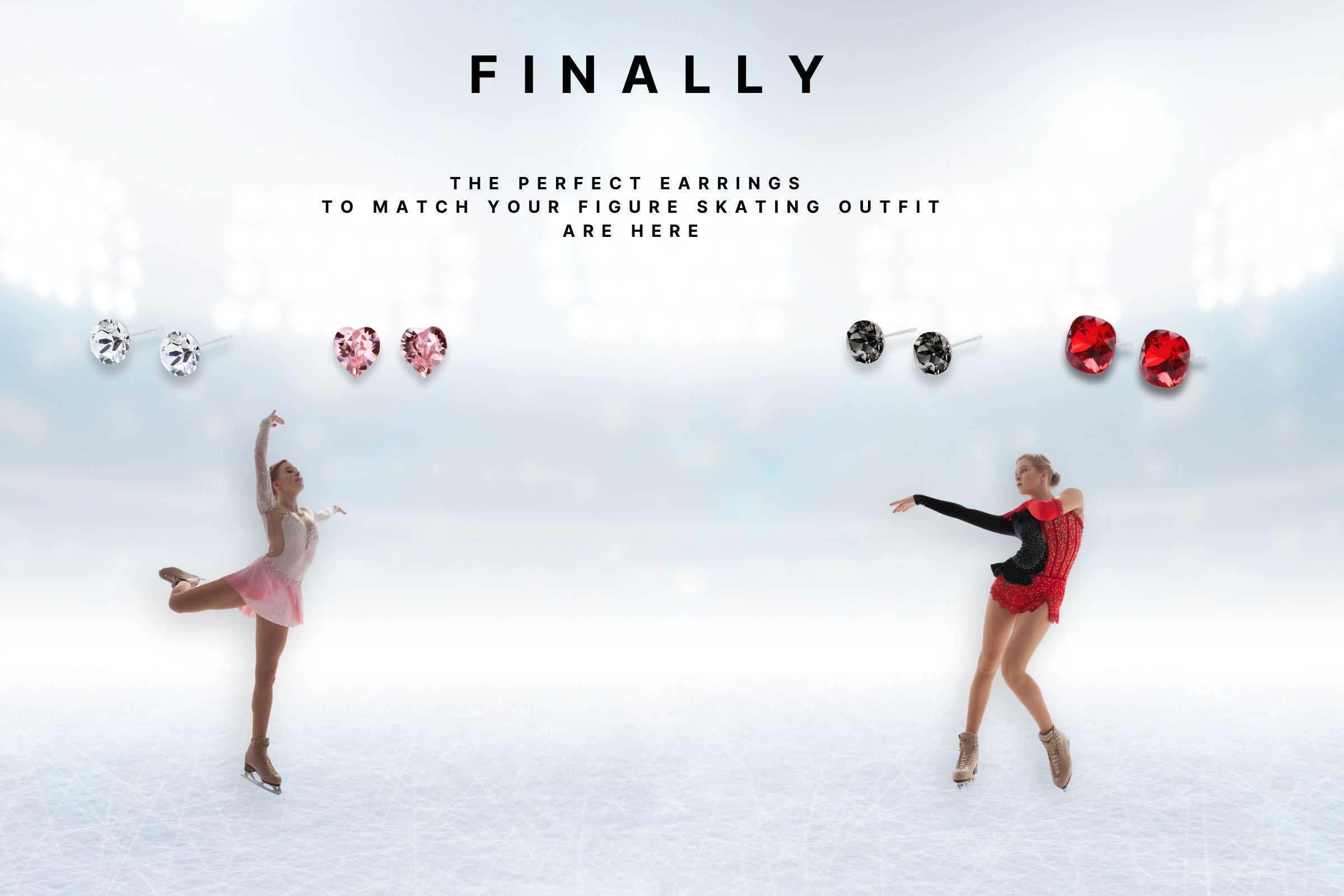 Figure Skating Earrings | Sparkle on Ice with Seona's Elegant Accessories