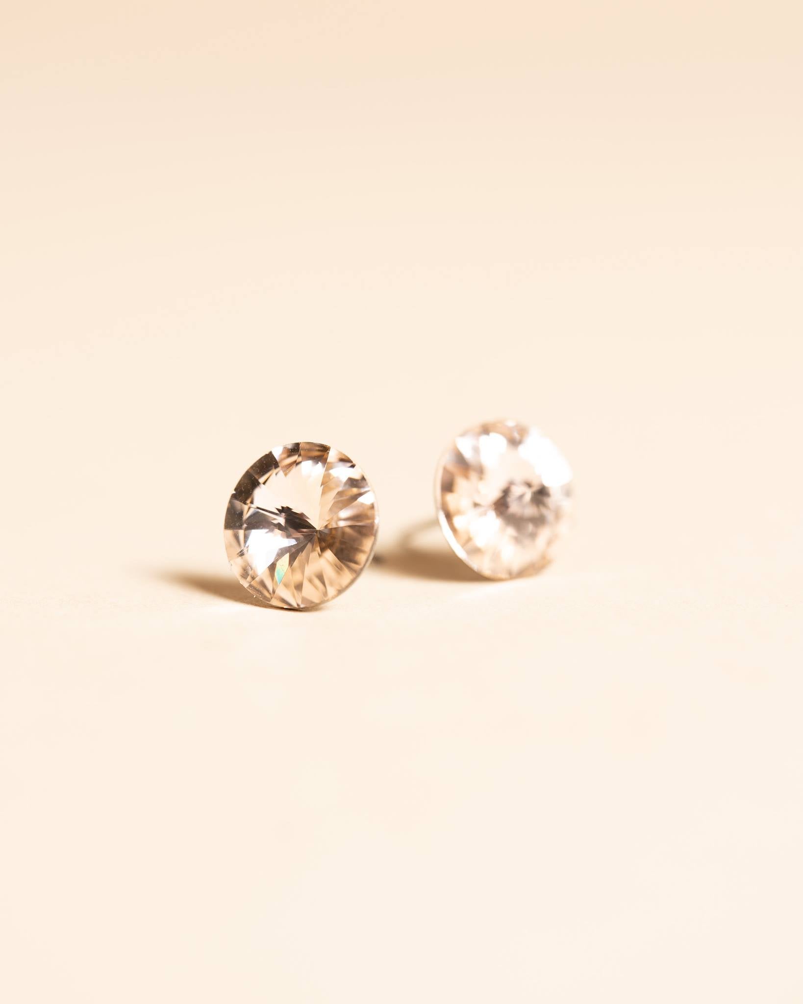 Round Crystal Studs