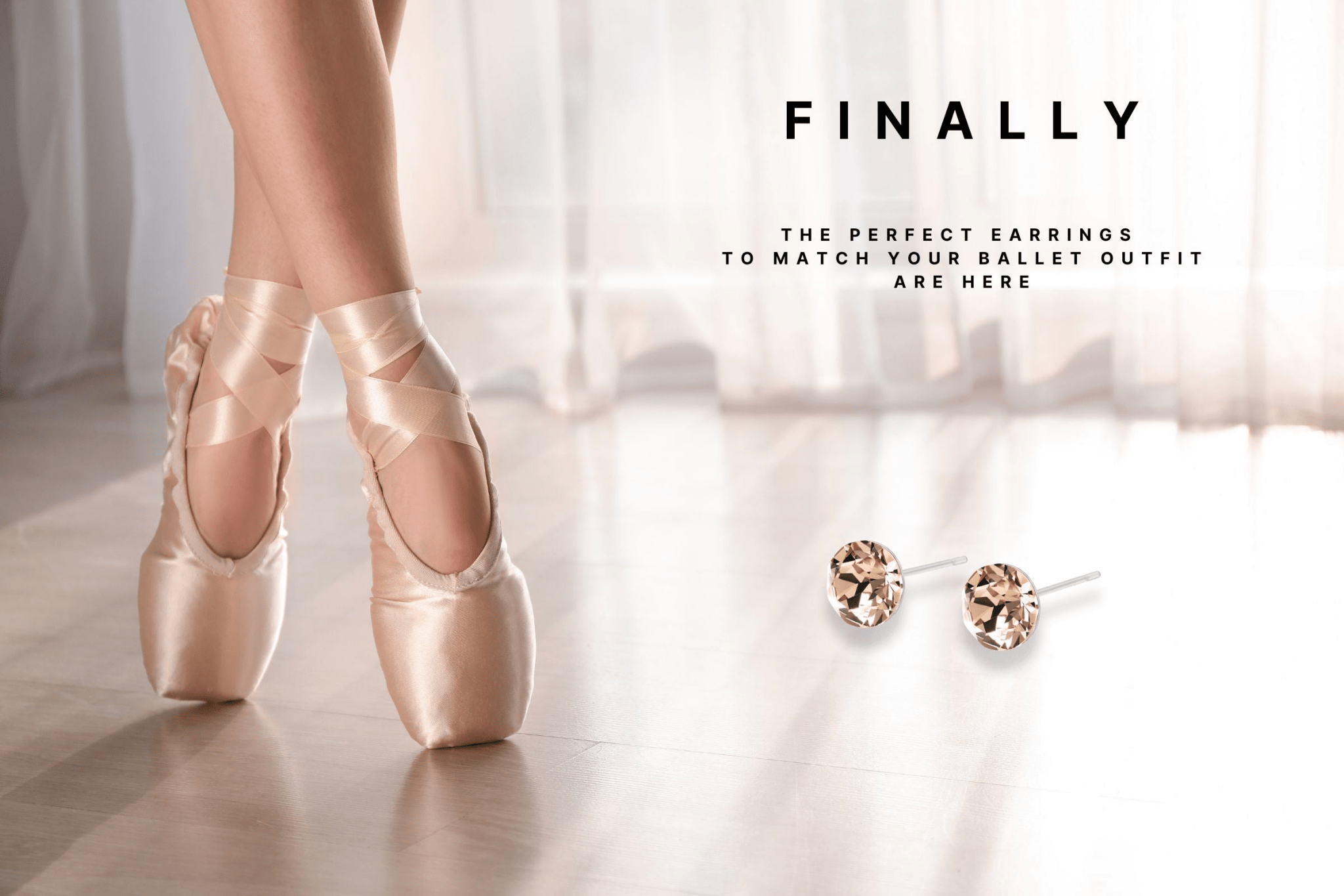 Ballet Earrings | Elegant Dance Jewelry by Seona - Seona