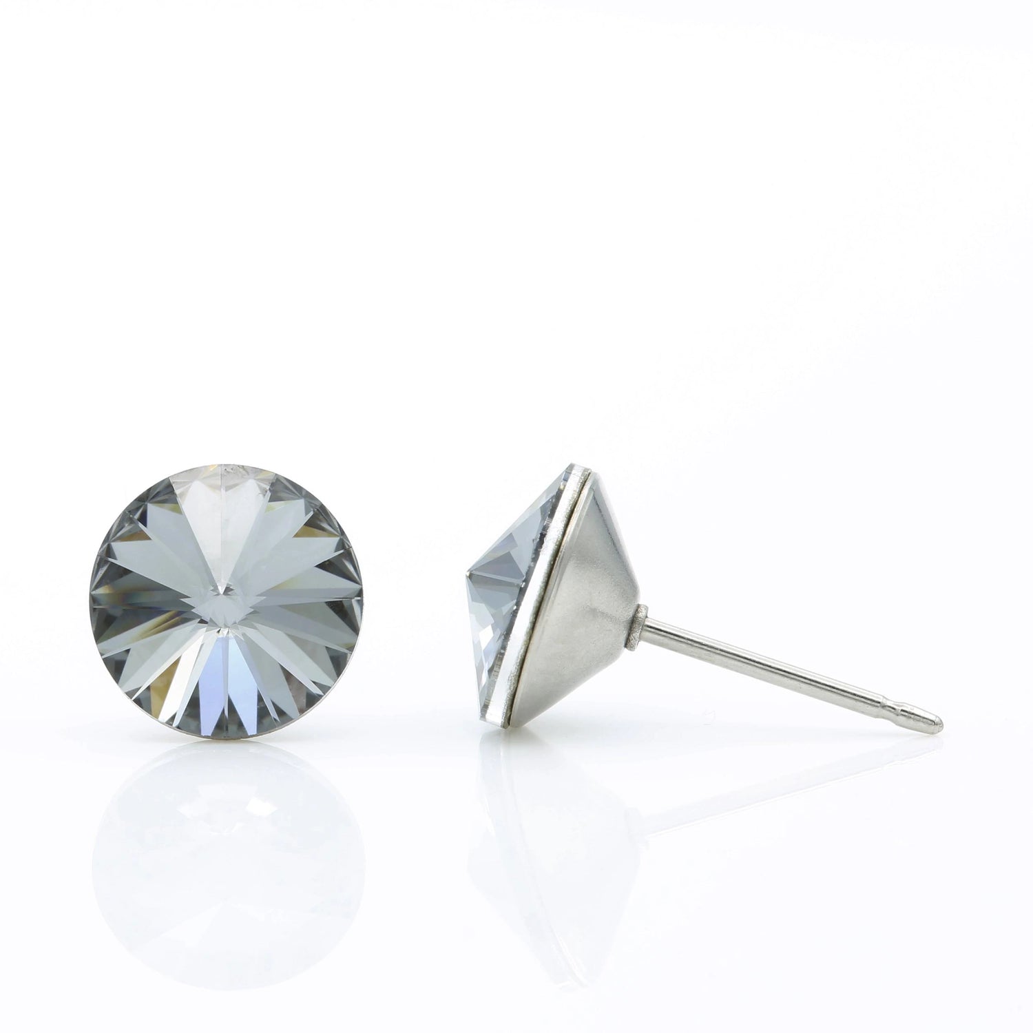 Mila - Crystal Calm -  Black-Diamond Earrings bySeona