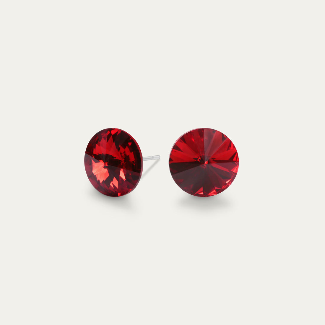 Mila - Scarlet - Cristal de couleur rouge 8 mm - Boucles d&