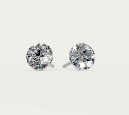 Aurora - Sunflower - 6mm Yellow Color Crystal - Hypoallergenic Stainless Steel Stud Earring - Seona