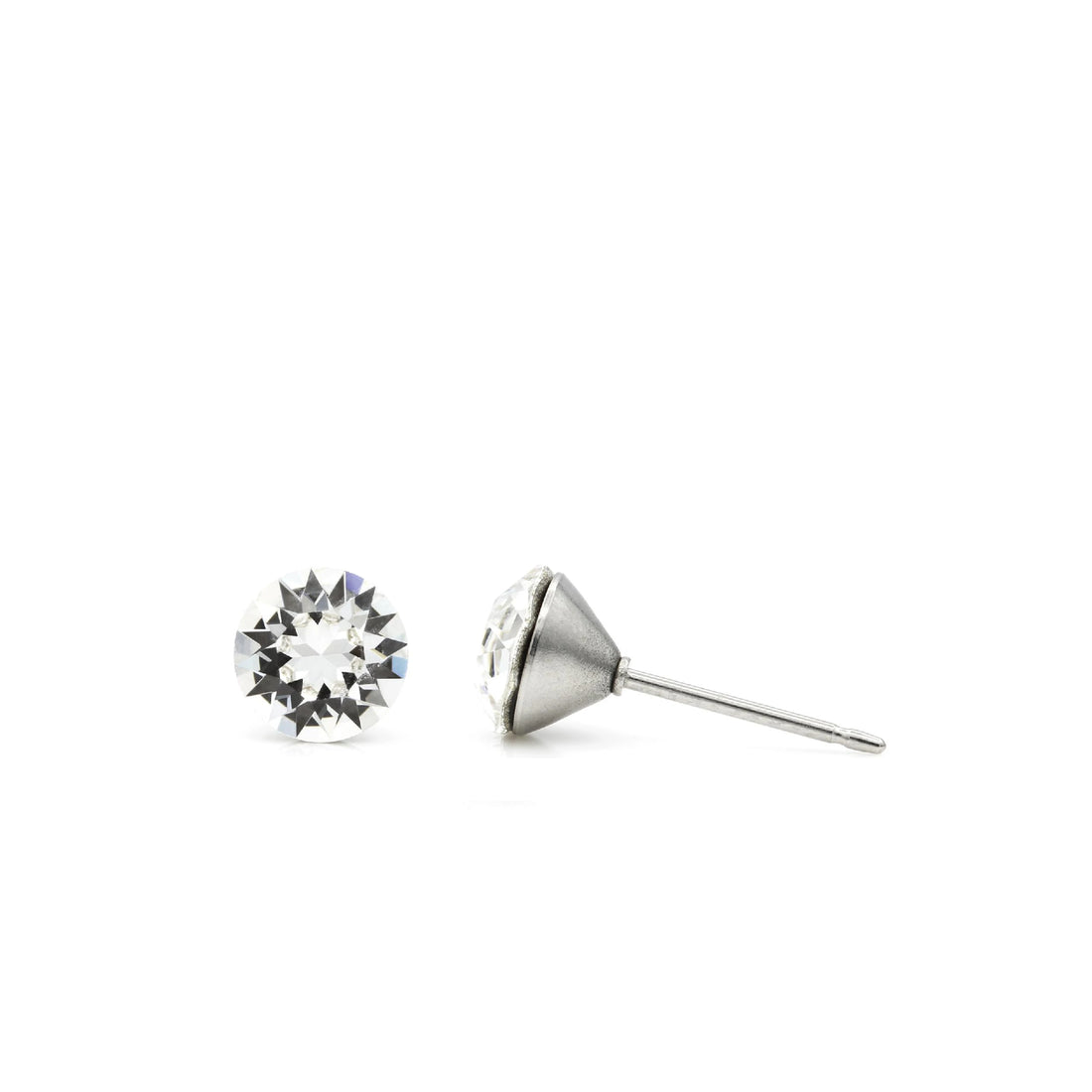 Clara - Dainty Sparkle Crystal - Clear Earrings - Crystal Earrings by  Seona
