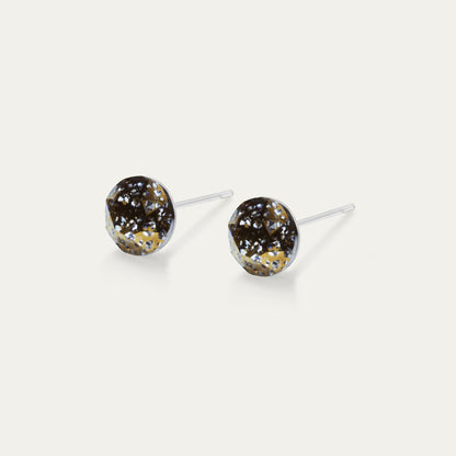 Aurora - Gold Patina - 6mm Gold &amp; Patina Color Crystal - Hypoallergenic Stainless Steel Stud Earring - Earrings - Aurora - Xirius - 6 - 897 - Gold - Patina - Seona