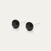 Aurora - Jet Black - 6mm Black Color Crystal - Hypoallergenic Stainless Steel Stud Earring - Earrings - Aurora - Xirius - 6 - 215 - Jet - Black - Seona