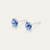 Clara - Light Sapphire - 4mm Blue Color Crystal - Hypoallergenic Stainless Steel Stud Earring - Earrings - Clara - Xirius - 4 - 211 - Light - Sapphire - Seona