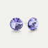 Ella - Provence Lavender - 10mm Purple Color Crystal - Hypoallergenic Stainless Steel Stud Earring - Earrings - Ella - Rivoli - 10 - 283 - Provence - Lavender - Seona