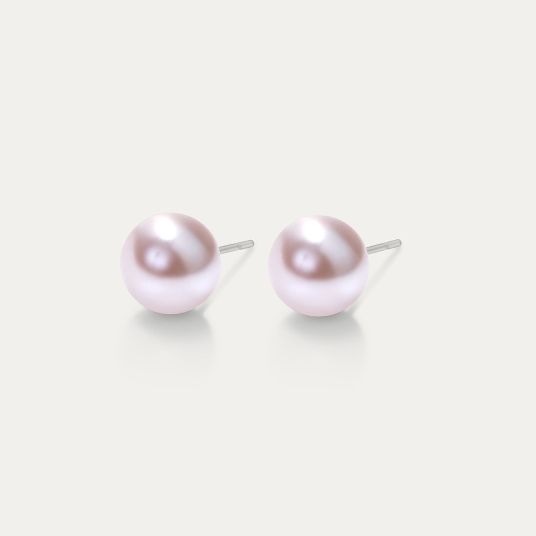 Perla - Rosaline 6mm Pearl - Hypoallergenic Stainless Steel Stud Earring - Pearl Earrings - perla - 294 - rosalie - pearl - 6mm - Seona